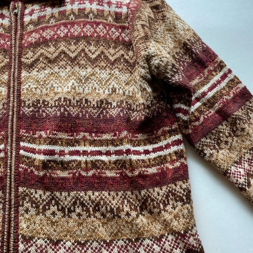 Heirloom Collectibles Fair Isle Sweater Womens M - Picture 7 of 11